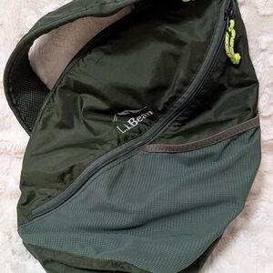 L.L. Bean Green Sling Bag